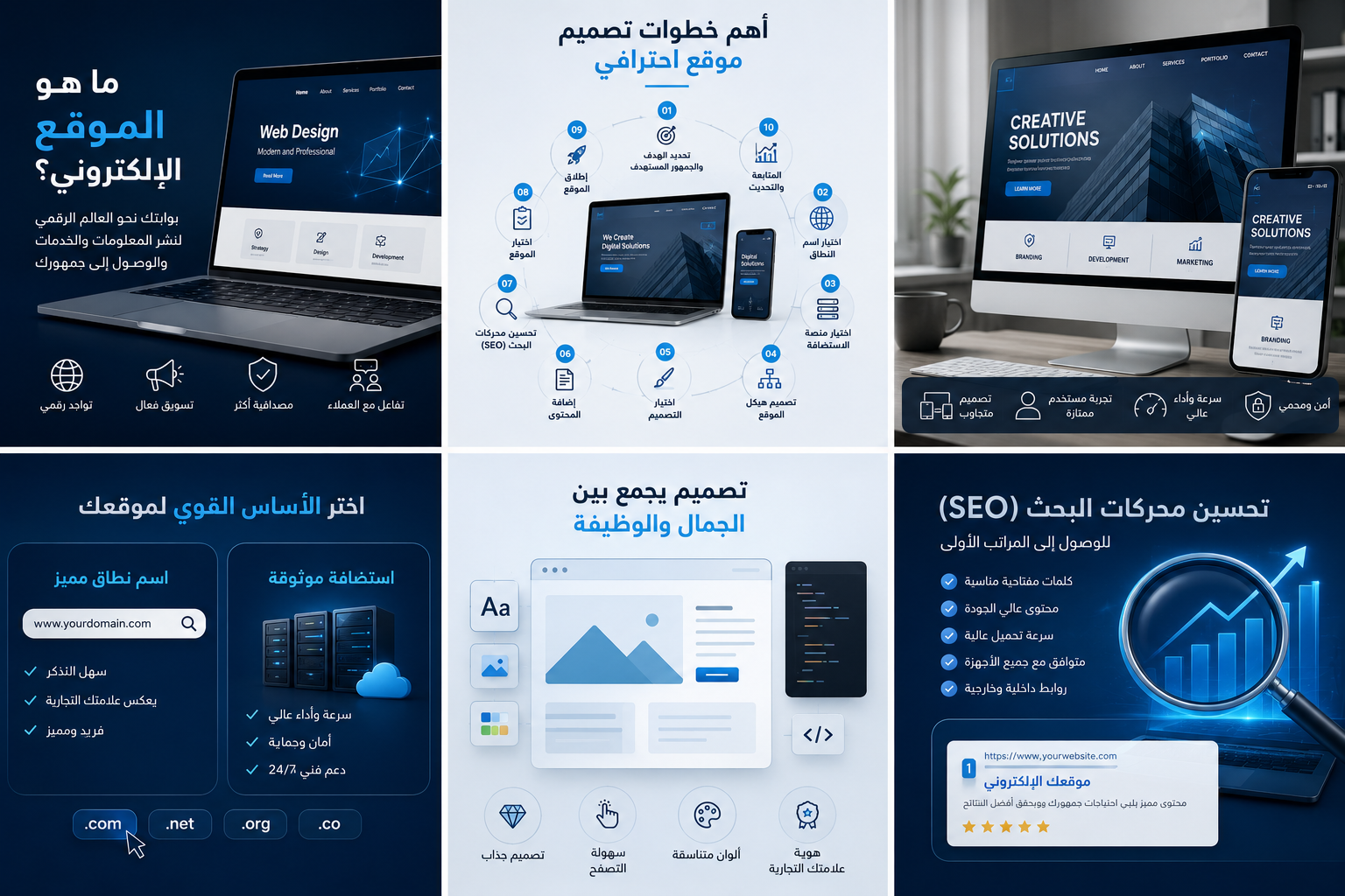 Website design workflow scene